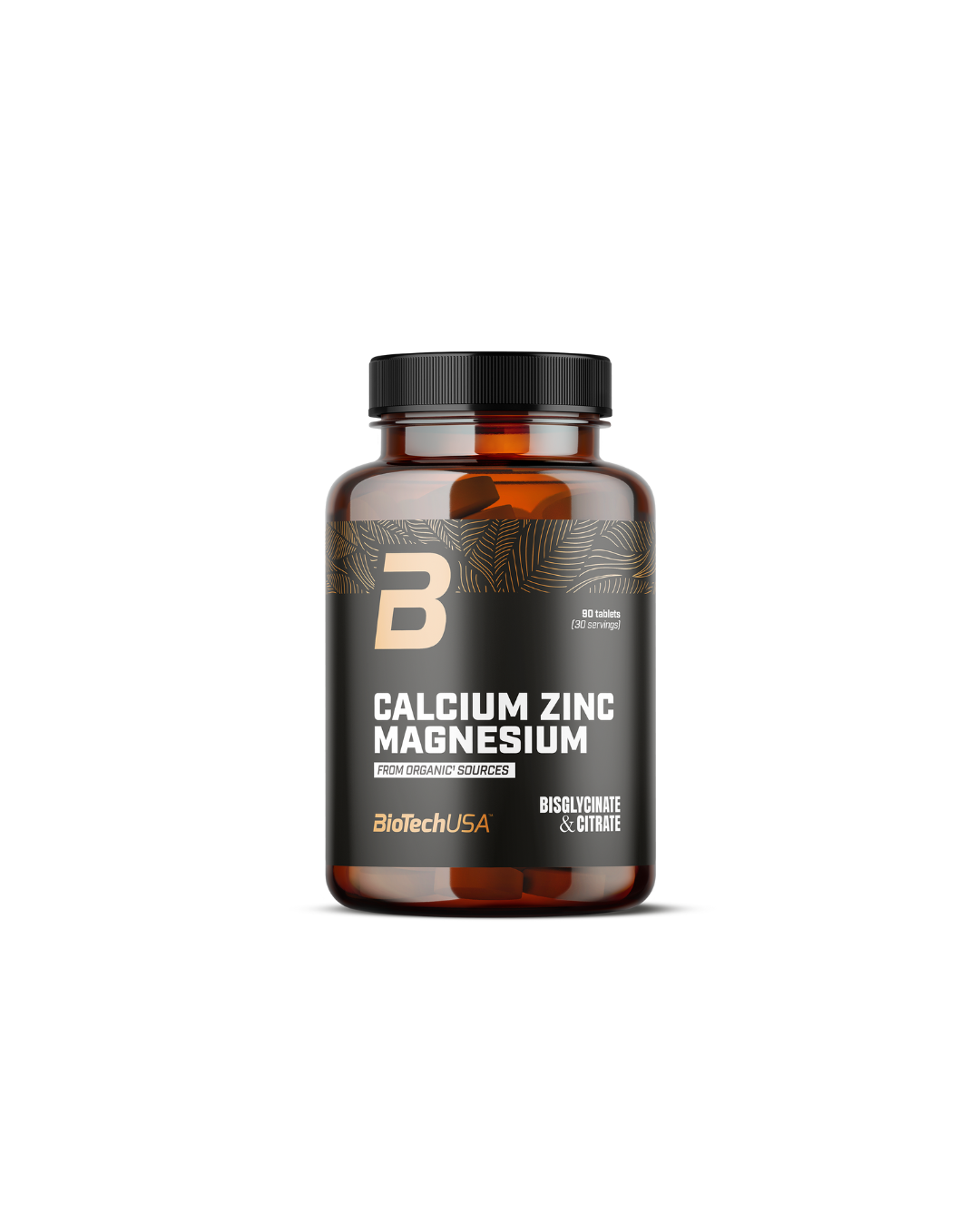 BioTech USA Calcium Zinc Magnesium Organic - 90 Tabletten