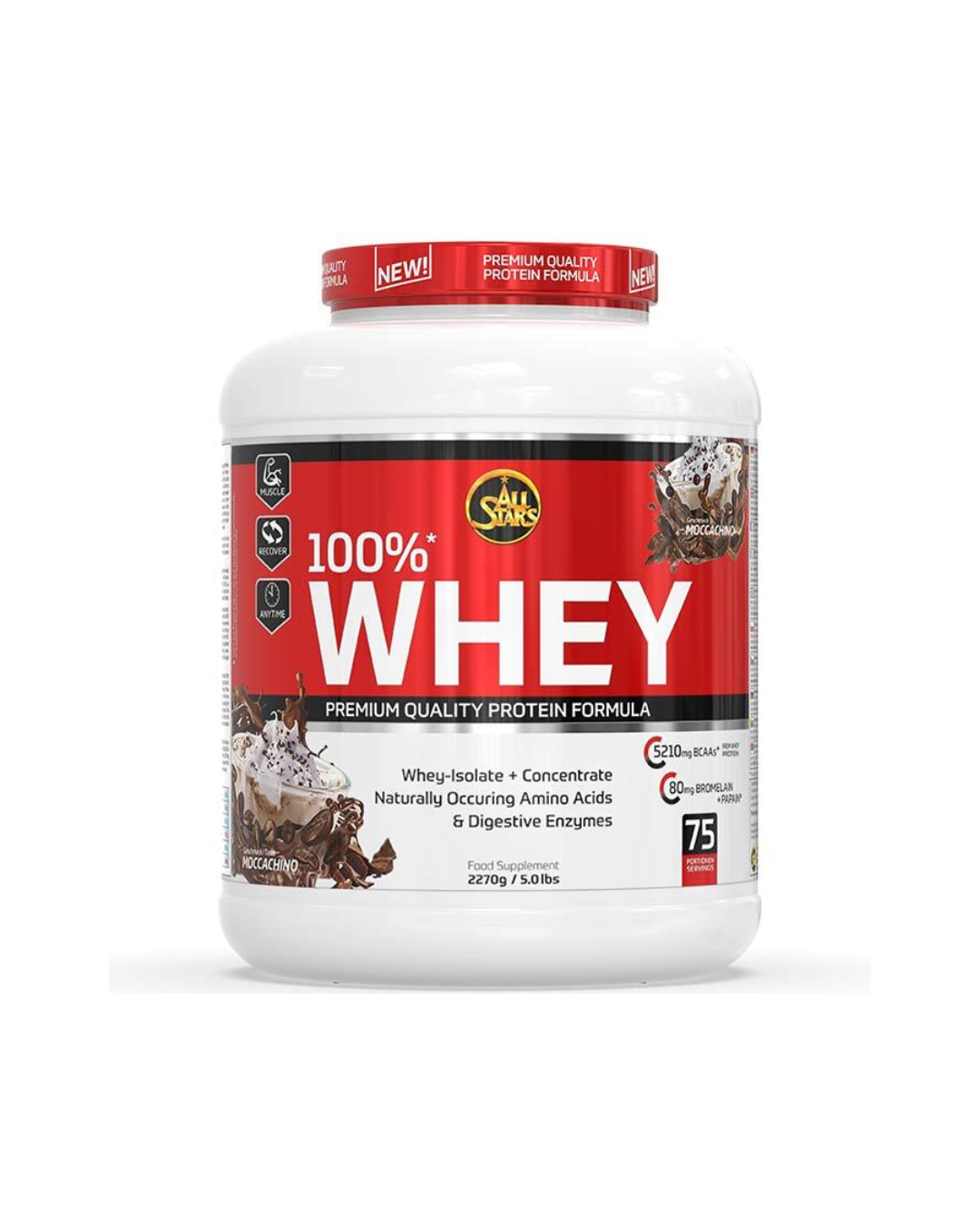 ALL STARS 100% Whey Protein - 2270 g