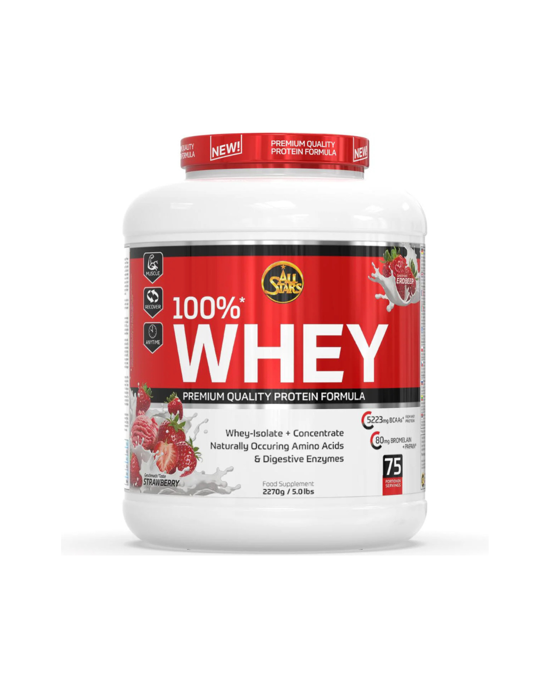 ALL STARS 100% Whey Protein - 2270 g
