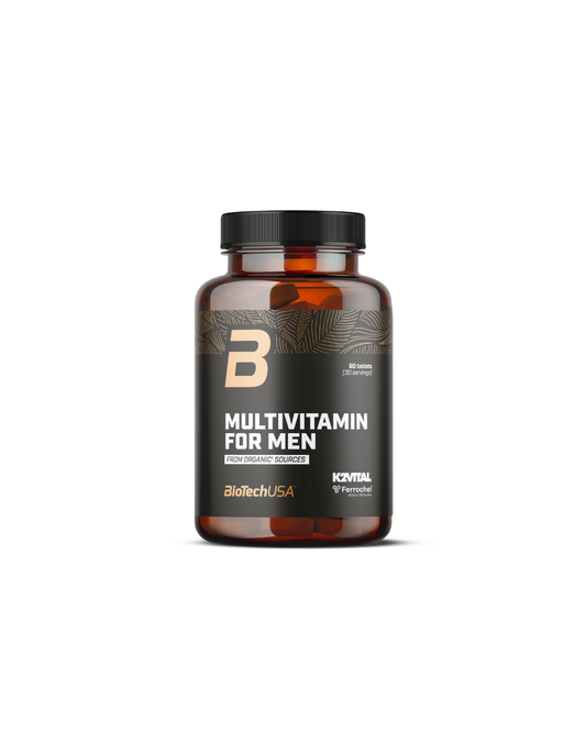 BioTech USA Multivitamin For Men Organic - 60 Tabletten